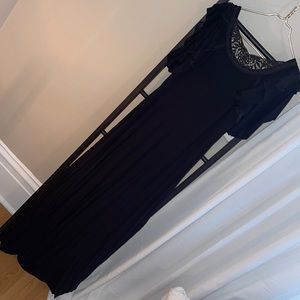 NWT Free People - Black Long Dress, Size L